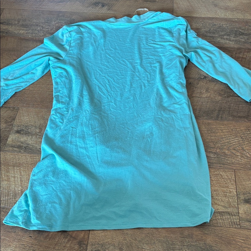 Zenana Teal Cardigan - Picture 3 of 3